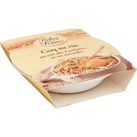 Plat cuisiné coq au vin torsades (300g)