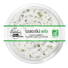 L'ATELIER BLINI Tzatziki bio 160g