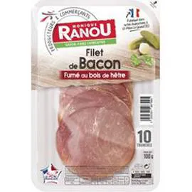MONIQUE RANOU Filet de bacon fumé au bois de hêtre 100g