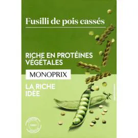 Fusilli pois cassés (250g)