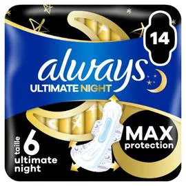 Serviete Hygiènique Ultimate Night Taille 6 (x14)