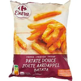 CARREFOUR EXTRA Frites patate douce 500g