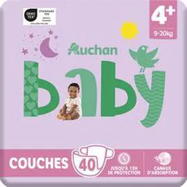 Couches taille 4+ (9-20kg) (x40)