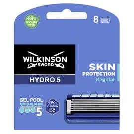 WILKINSON SWORD Recharge De Lame De Rasoir Hommes Hydro5 Skin Protection X8 x8