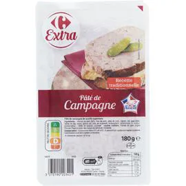 CARREFOUR Terrine de campagne 180g