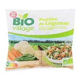 MARQUE REPÈRE, BIO VILLAGE Poelée cuisinée légumes Bio 600g