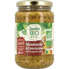 Moutarde à l'ancienne au vinaigre de cidre Bio (350g)