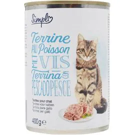 Pâtée pour chat au poisson SIMPL (400g)