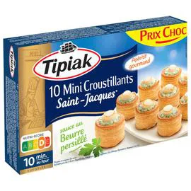 Mini Croustillant Saint Jacques Sauce beurre persillé x10 (120g)