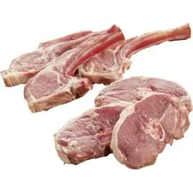 Viande d'agneau : assortiment de côtes et de côtes filet (700g)