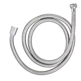 Flexible de douche extensible 1,5m à 2m chrome (l'unité)