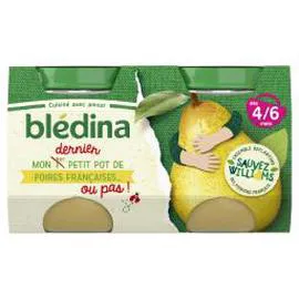 Compote bébé Poire - dès 4-6 mois (2x130g)