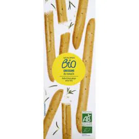 MONOPRIX BIO Gressins au romarin bio 120g