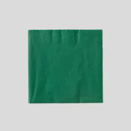 MONOPRIX Monoprix Maison 20 Serviettes, Vert, 40X40Cm, 3 Plis l'unité