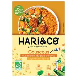 Plat cuisiné couscous falafels de pois chiches Bio (280g)