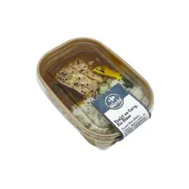 Plat cuisiné poulet au curry et riz blanc (380g)