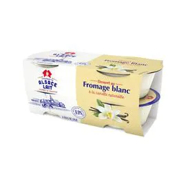 Desserts au fromage blanc vanille (4x125g)