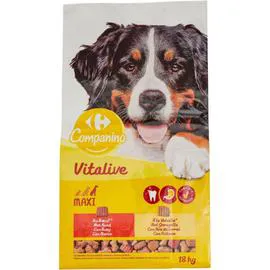 Croquettes pour chien maxi boeuf et volaille (18kg)