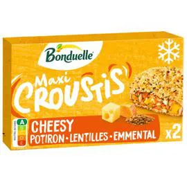 BONDUELLE Croustis Maxi Cheesy Potiron Lentille Emmental 240g
