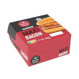 Burger maxi bacon (195g)