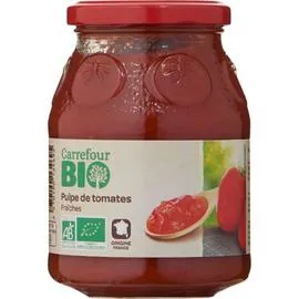 CARREFOUR BIO Sauce bio pulpe de tomates fraîches 400g