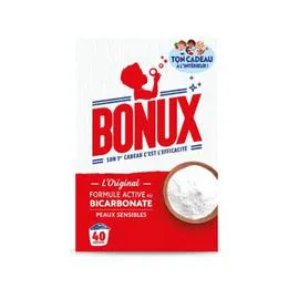 BONUX Lessive poudre l original boite 40lav 2kg