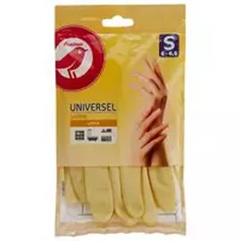 Gants de ménage en latex satiné taille S (l'unité)