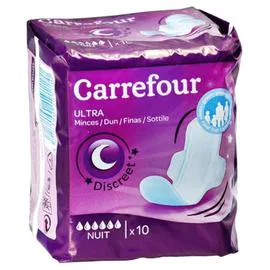 Serviettes hygiéniques nuit (x10)