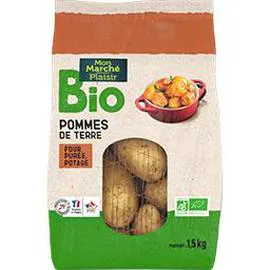 MON MARCHÉ PLAISIR BIO Pommes de terre BIO four purée potage 1,5kg