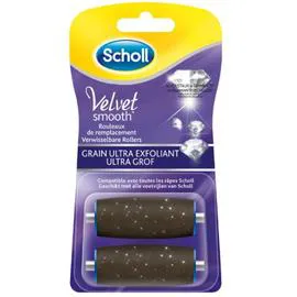 SCHOLL Rouleaux de remplacement Velvet Smooth x2