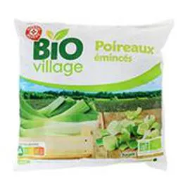 MARQUE REPÈRE, BIO VILLAGE Poireaux émincés Bio 600g