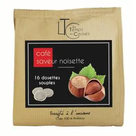 Café dosettes compatibles Senseo saveur noisette x16 (112g)