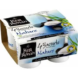 Yaourt nature (4x125g)