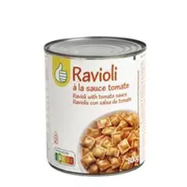 AUCHAN, POUCE Ravioli à la sauce tomate 800g