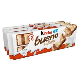 Barres chocolatées chocolat blanc (117g)