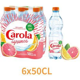 Eau pétillante d'Alsace aromatisée au pamplemousse et orange (6x50cl)