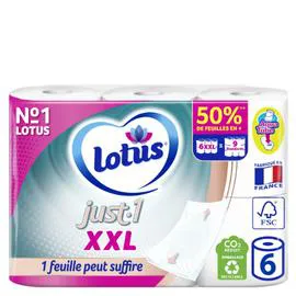 Papier toilette XXL aqua tube (x6)