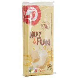 Milky&Fun tablette de chocolat blanc (2x100g)