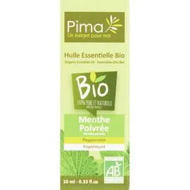 Huile essentielle bio menthe poivrée 10ml (l'unité)