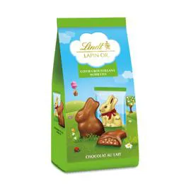 Chocolat de Pâques croustillant noisettes lapin or (130g)