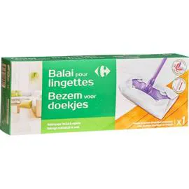 CARREFOUR Balai pour lingettes l'unité