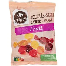 Bonbons acidulés saveur fruit (200g)