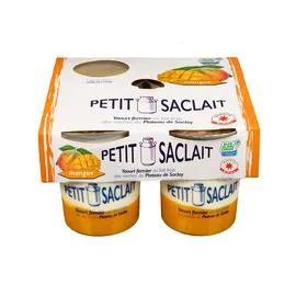 Yaourt brassé sur lit de confiture de mangue (4x125g)