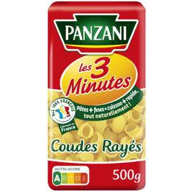 PANZANI Pâtes coudes rayés 500g