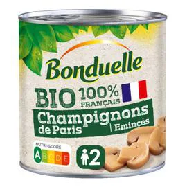 Champignons de Paris émincés Bio (230g)