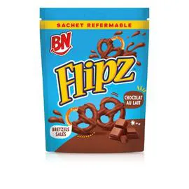 BN Bretzels salés au chocolat au lait 90g