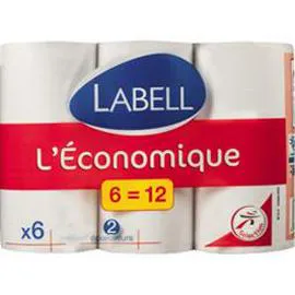 LABELL Papier toilette l'Economique x6