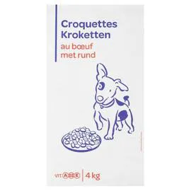 Croquettes pour chien au boeuf (4kg)