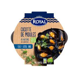 Plat cuisiné bio moules au naturel (500g)