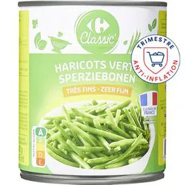 CARREFOUR CLASSIC' Haricots verts très fins 440g
